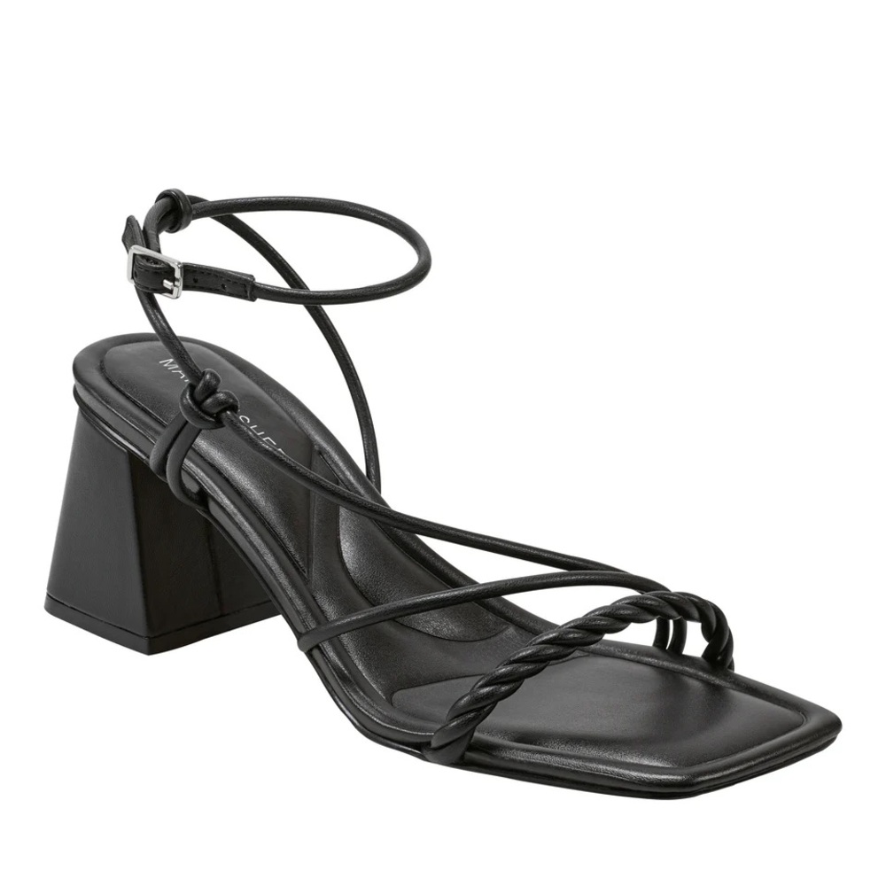 Marc Fisher Black Strappy Heels- MFMALYN style